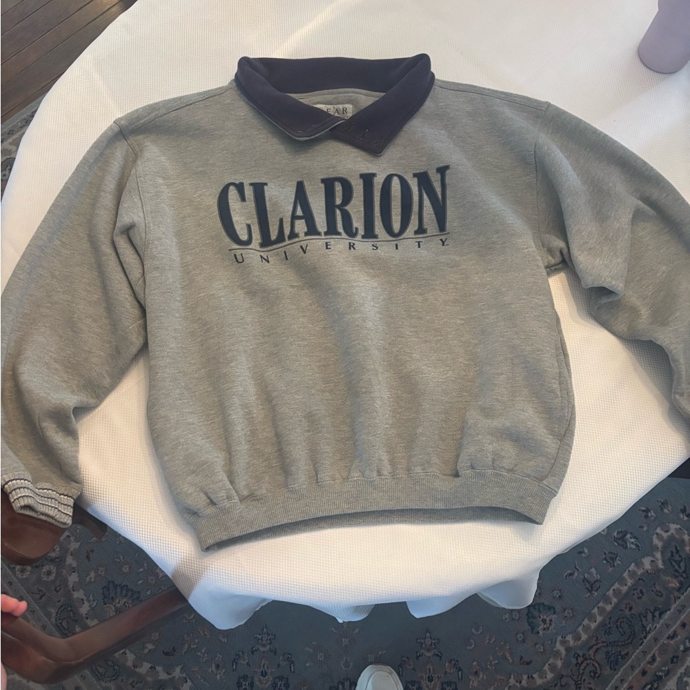 Vintage Clarion University Gray Sweatshirt size M